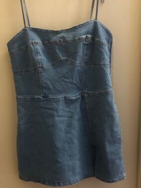 Fashion Nova Urban Denim Rompers